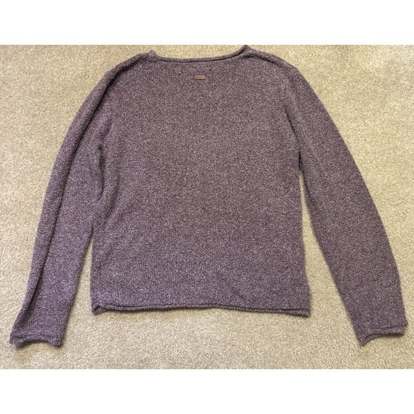 Columbia Women’s Medium Purple Long Sleeve Pullover Sweater Mock Neck Colorful - Picture 3 of 4